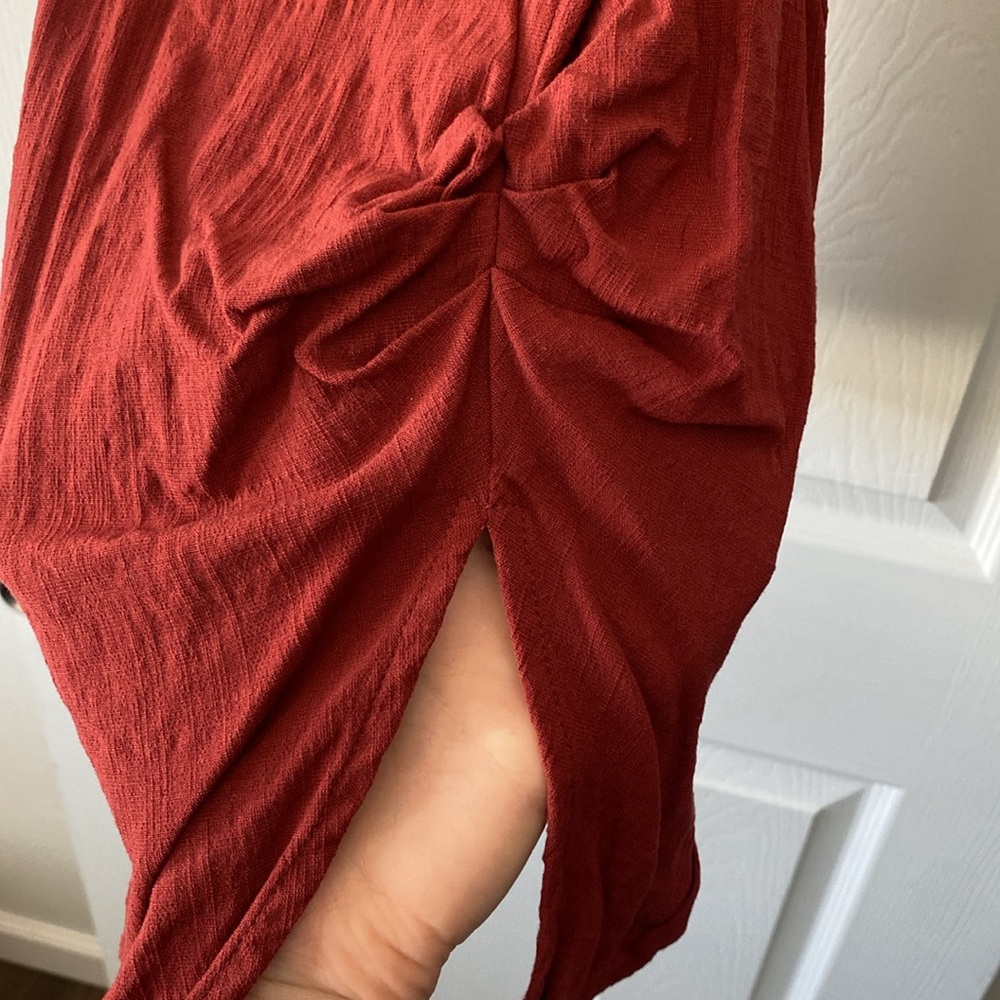 Free People Monroe Mini Dress in Rust - Picture 10 of 10